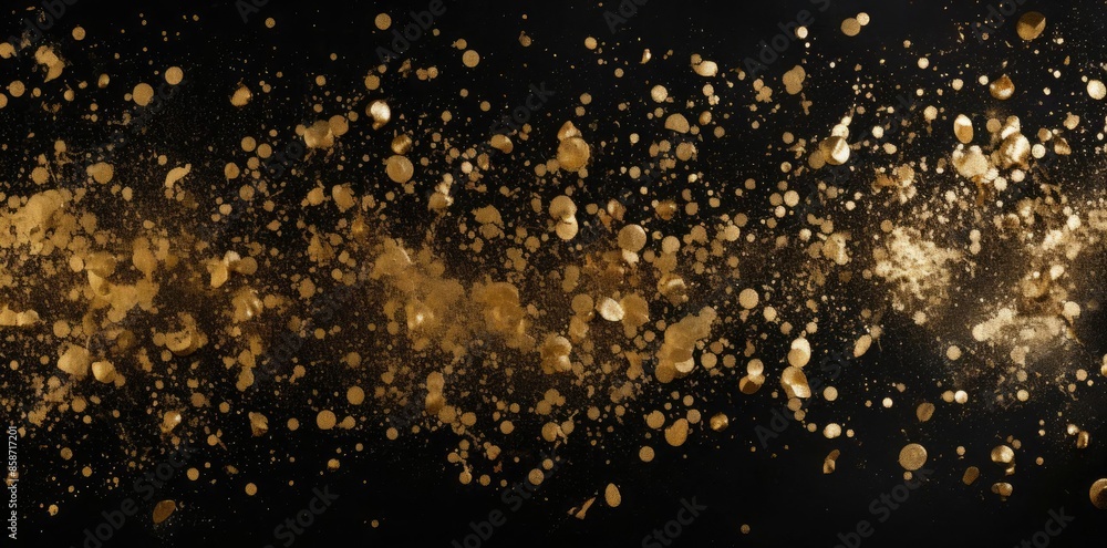 black and gold glitter background with a lot of sparkles black and gold glitter background with a lot of sparkles