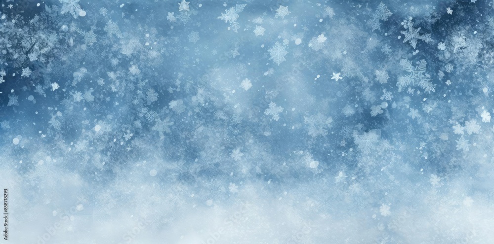 blue snow background with a lot of snowflakes blue snow background with a lot of snowflakes