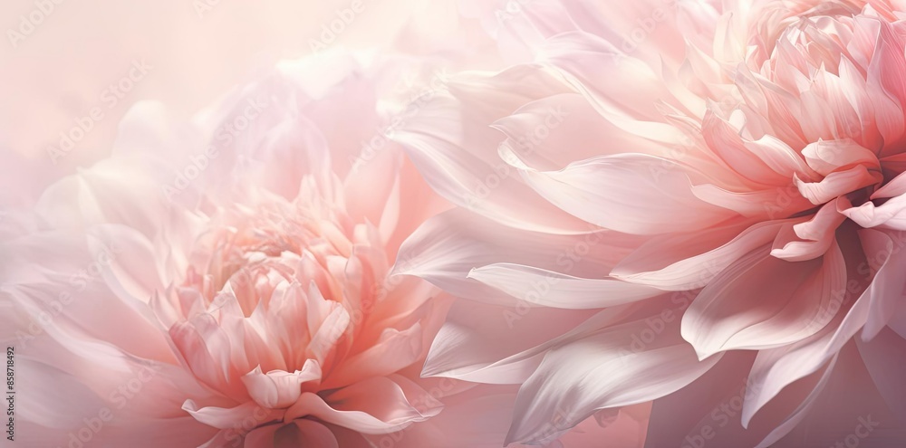 blush background with white and pink flowers and petals blush background with white and pink flowers and petals