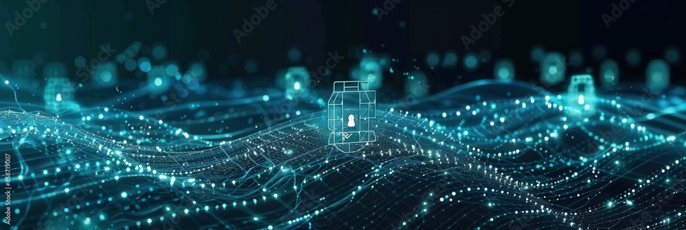 Digital Data Network with a Secure Icon Digital Data Network with a Secure Icon
