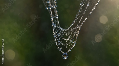spider web with dew drops,spider web, dew drops, morning, nature, delicate, macro, close-up, water droplets