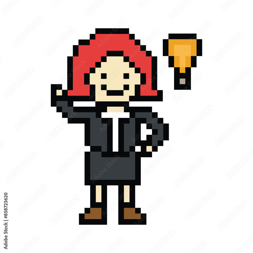 Cute pixel cartoon 8bit character business woman businesswoman smart work life office game for decoration business 8 bit female career smart character game vector. Cute pixel cartoon 8bit character business woman businesswoman smart work life office game for decoration business 8 bit female career smart character game vector.