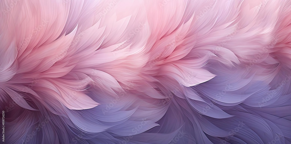 shiny background with pink and white feathers in the air shiny background with pink and white feathers in the air
