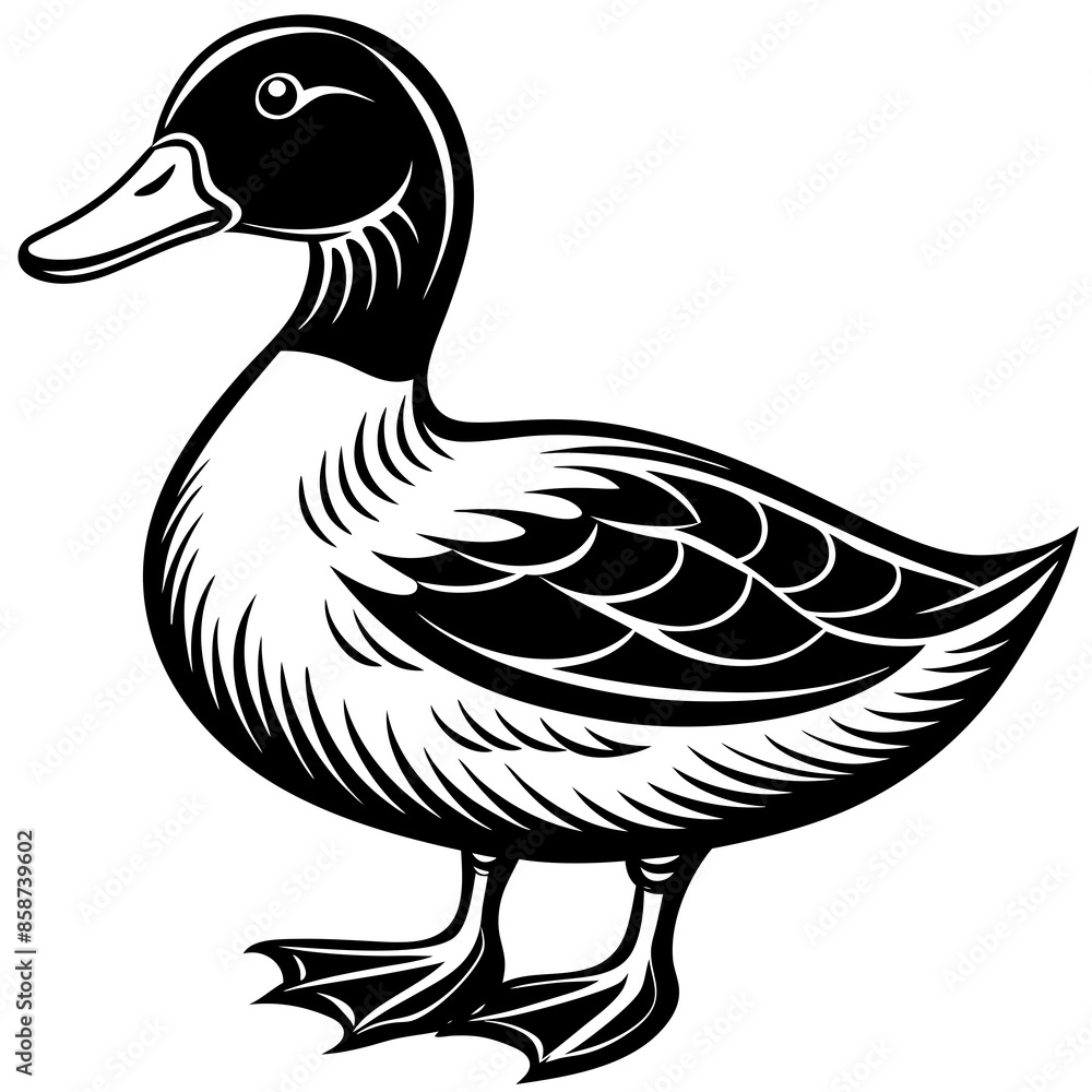duck isolated on white duck isolated on white