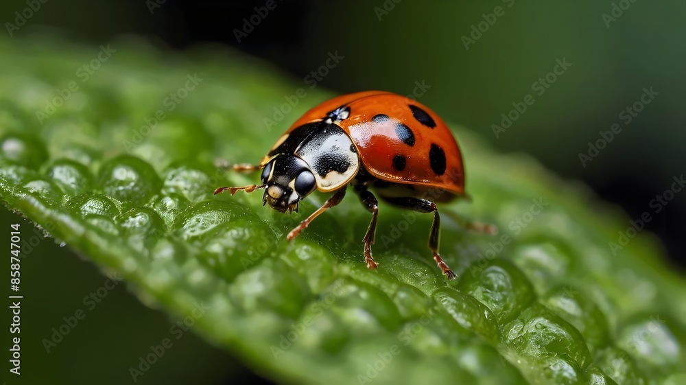 ladybug on leaf ladybug on leaf