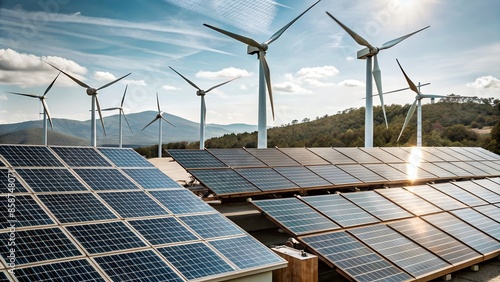 solar pannels and windmills and energy storage systems