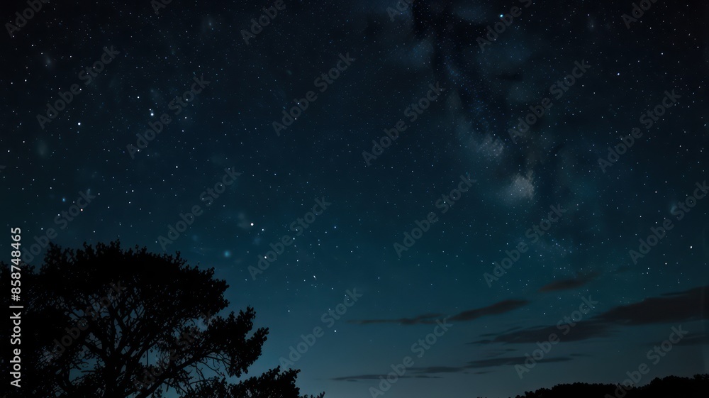 night sky with moon and stars night sky with moon and stars