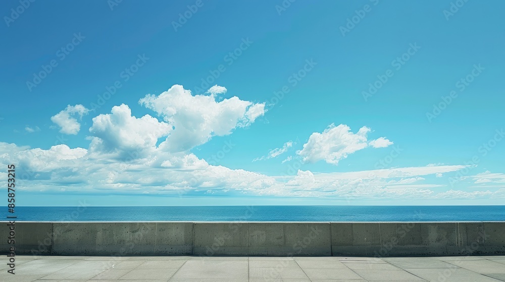 Blue Sky and Barrier
