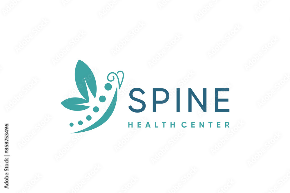 Obraz premium Chiropractic logo design element idea with creative concept high resolution vector