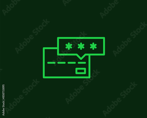 safe money illustration in flat style design. Vector illustration.