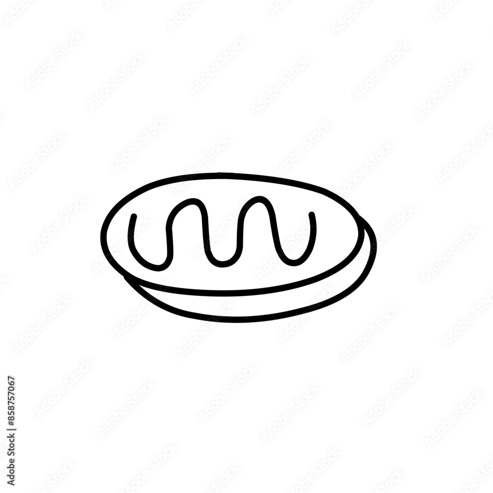 mitochondria cell icon mitochondria cell icon