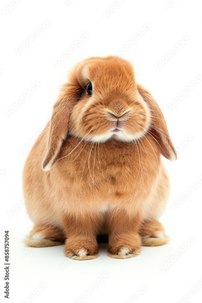 Mystic portrait of Holland Lop, full body View Mystic portrait of Holland Lop, full body View