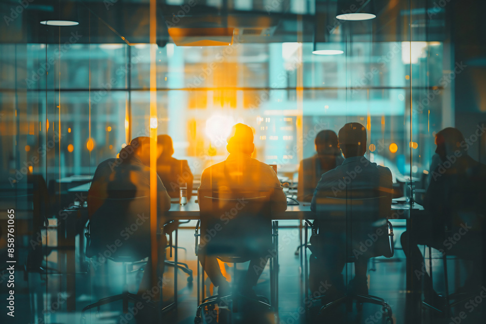 a group of people sitting around a table in a room a group of people sitting around a table in a room