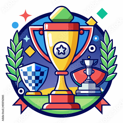 Cup tournament clipart cartoon Illustration drawing