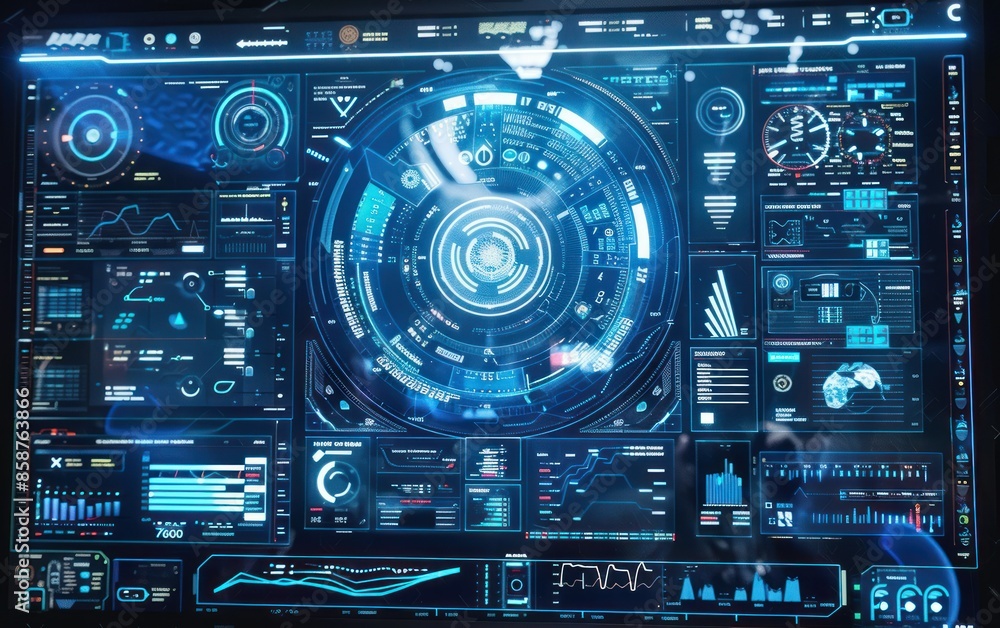 Futuristic Interface Hologram Futuristic Interface Hologram