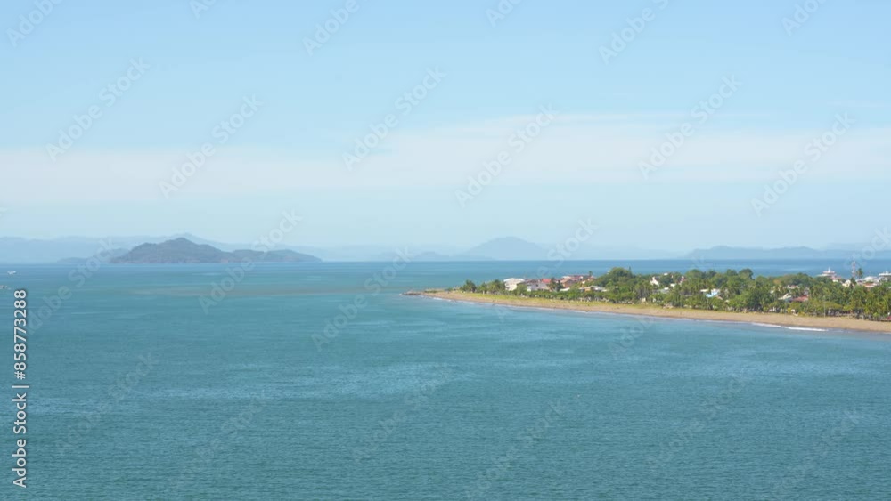 Puntarenas Costa Rica Port Town Boats In Harbor Open Waters Freedom Tropical Coastline Beautiful Day Ocean Bay Waters Puntarenas Costa Rica Port Town Boats In Harbor Open Waters Freedom Tropical Coastline Beautiful Day Ocean Bay Waters