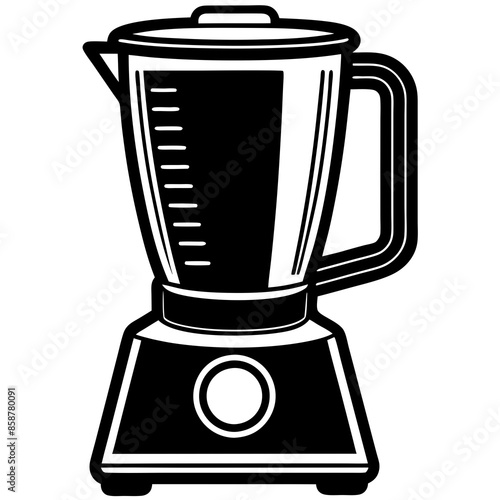 Electric blender vector illustration