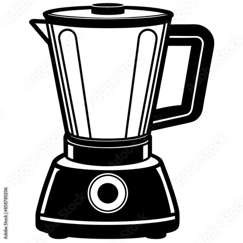 Electric blender vector illustration