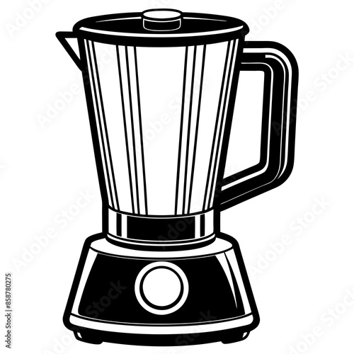 Electric blender vector illustration