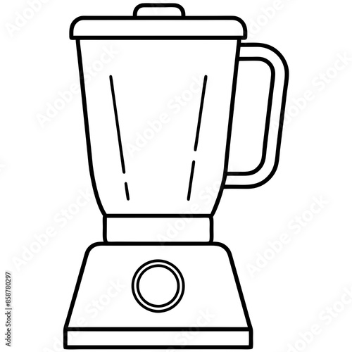 Electric blender vector illustration