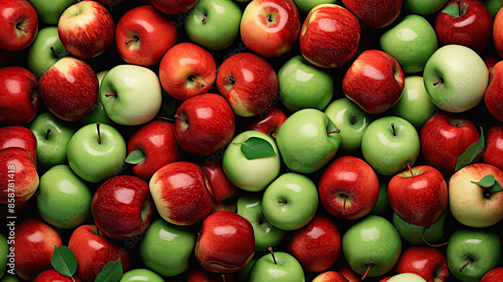 Close-up of a bunch of red apples for healthy dieting Close-up of a bunch of red apples for healthy dieting