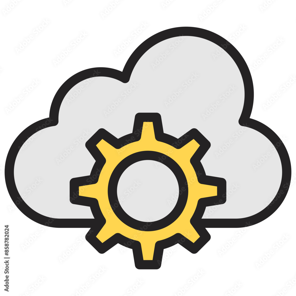 Cloud management Icon Cloud management Icon