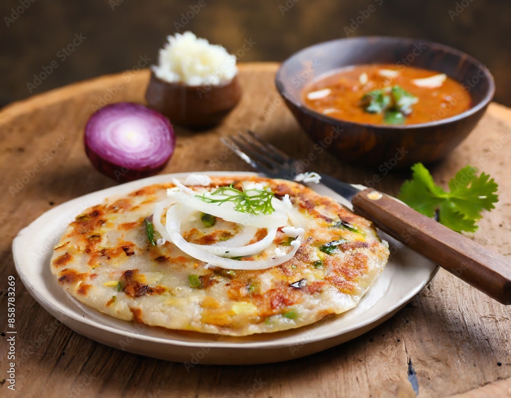 onion uttapam Dish onion uttapam Dish