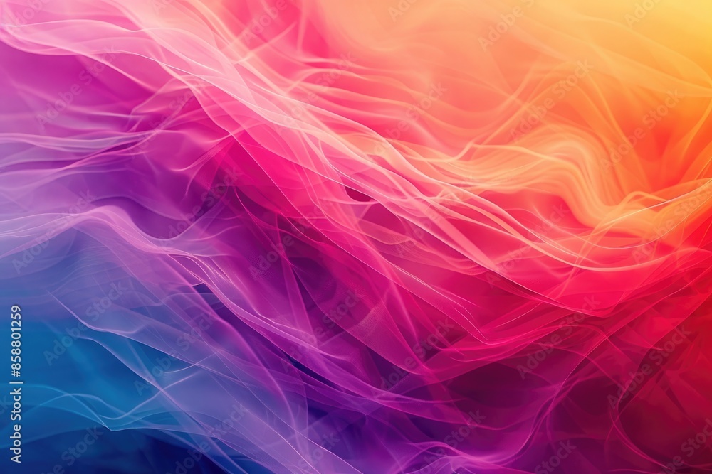 Fototapeta premium A symphony of gradients forming a harmonious display of color transitions.