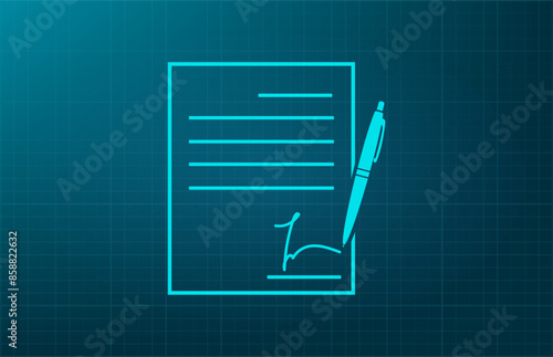 Vector illustration, blue background.