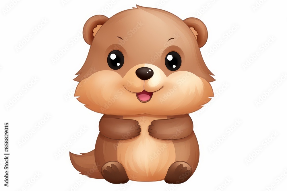 Adorable beaver cartoon character design elements with transparent background perfect for animation projects. Adorable beaver cartoon character design elements with transparent background perfect for animation projects.