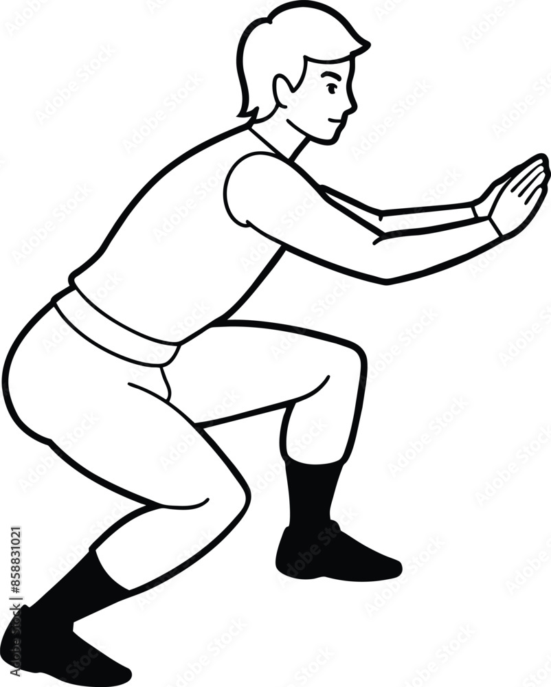 squat jumps vector squat jumps vector