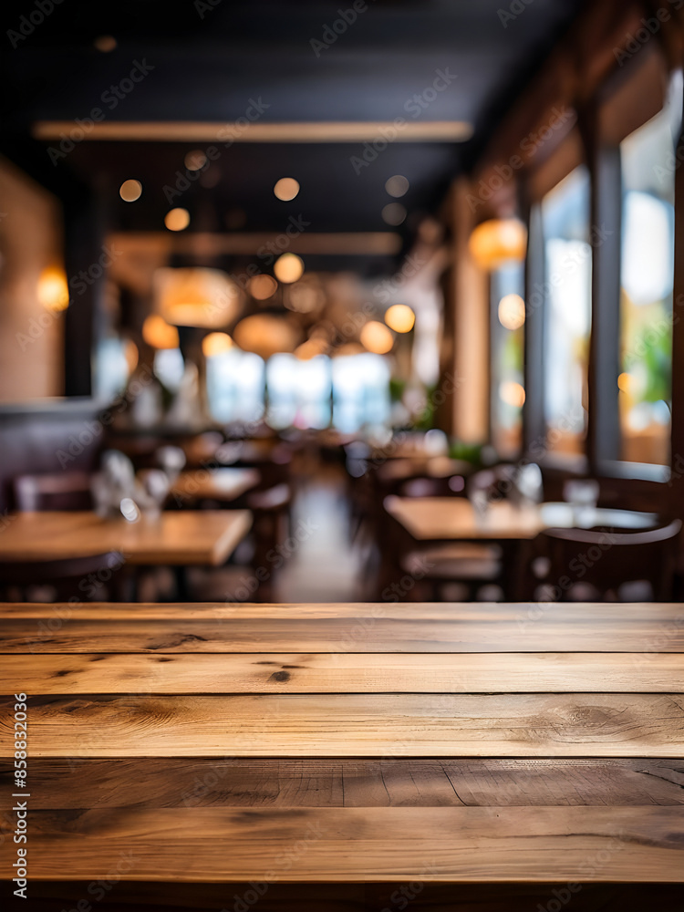 photo wooden table and blurred background of indoor restaurant High quality photo
photo wooden table and blurred background of indoor restaurant High quality photo