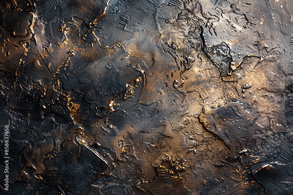 Abstract texture background with dark and gold tones. Rich and textured surface ideal for artistic and design projects. Abstract texture background with dark and gold tones. Rich and textured surface ideal for artistic and design projects.