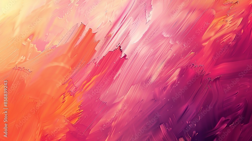 Vibrant abstract art with a blend of pink, orange, and yellow brush strokes. Perfect for backgrounds and creative design projects. Vibrant abstract art with a blend of pink, orange, and yellow brush strokes. Perfect for backgrounds and creative design projects.