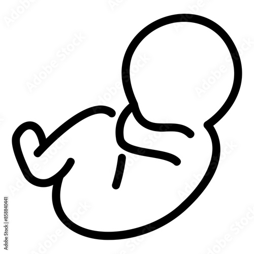 newborn outline icon