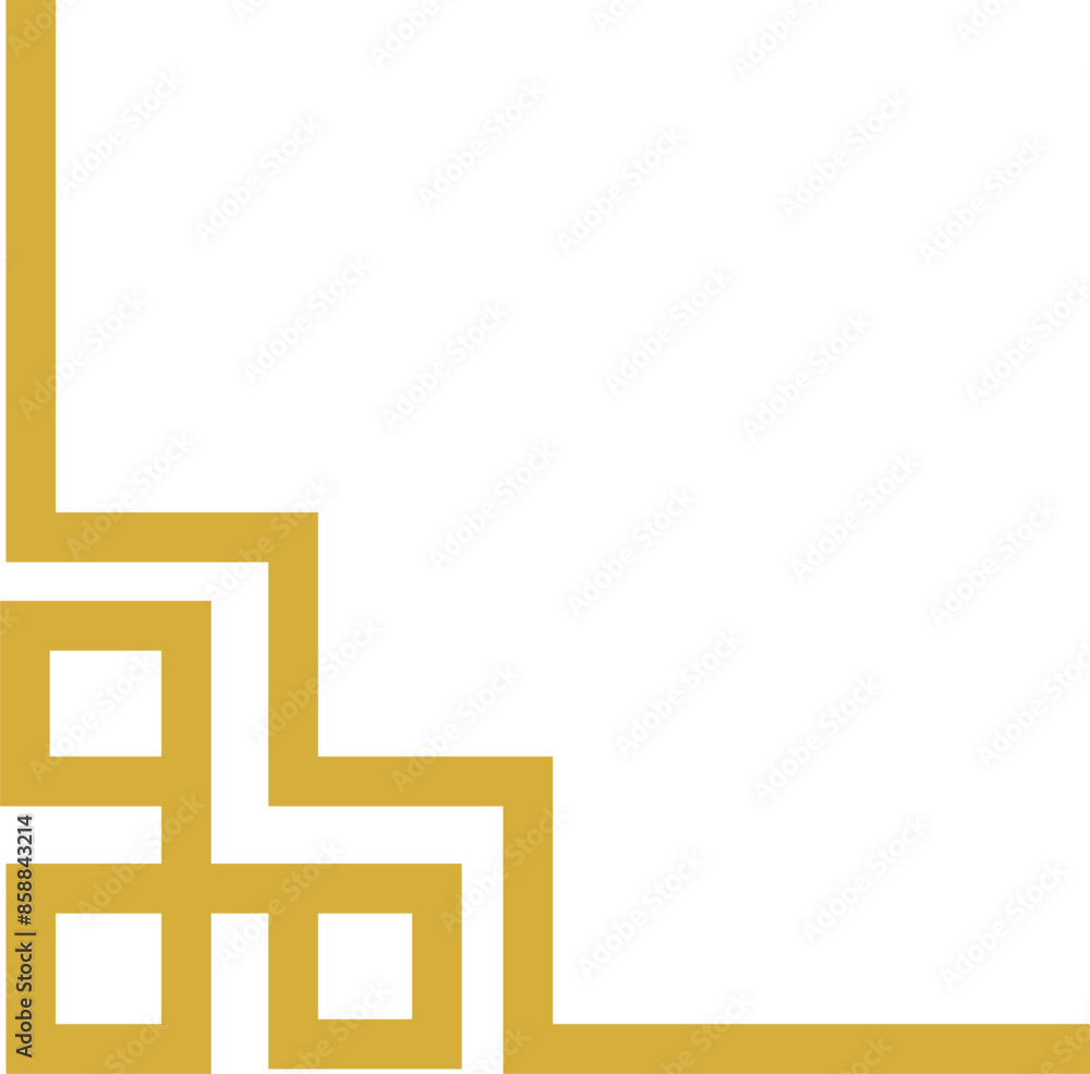 Chinese style retro corner pattern decoration Chinese style retro corner pattern decoration