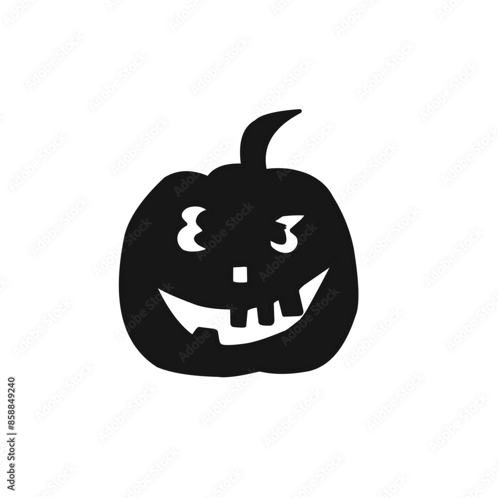 Halloween pumpkin silhouette icon Halloween pumpkin silhouette icon