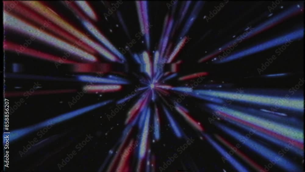 This is a motion stock graphic that shows '80s-Style Space Rays. This is a motion stock graphic that shows '80s-Style Space Rays.