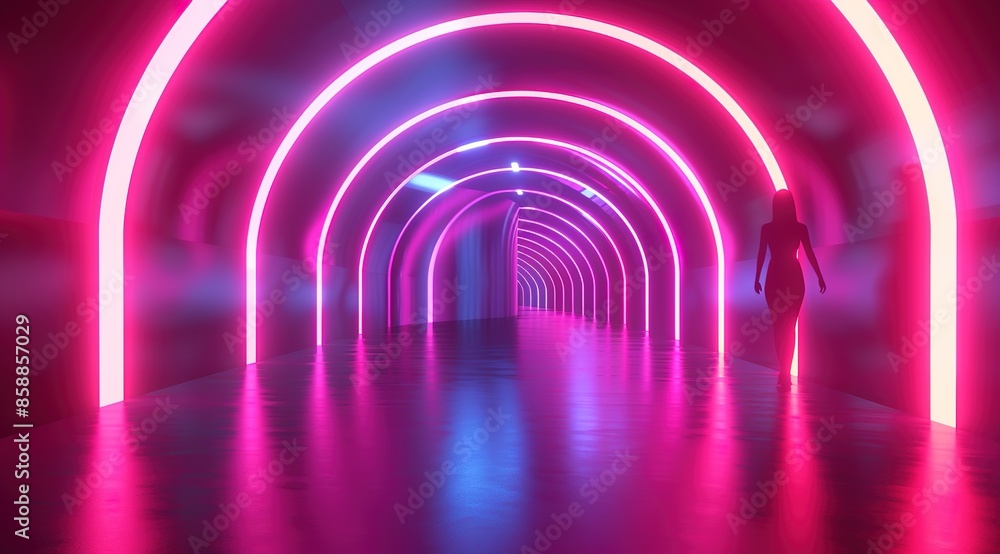abstract light tunnel abstract light tunnel