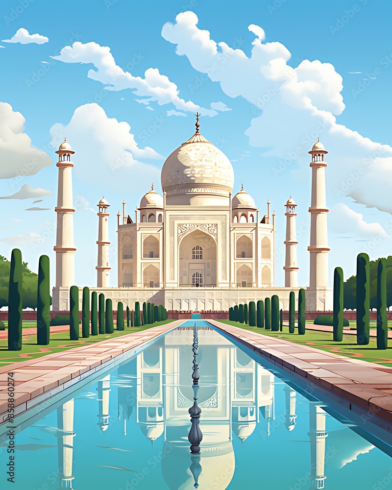 Fototapeta premium Taj Mahal in India