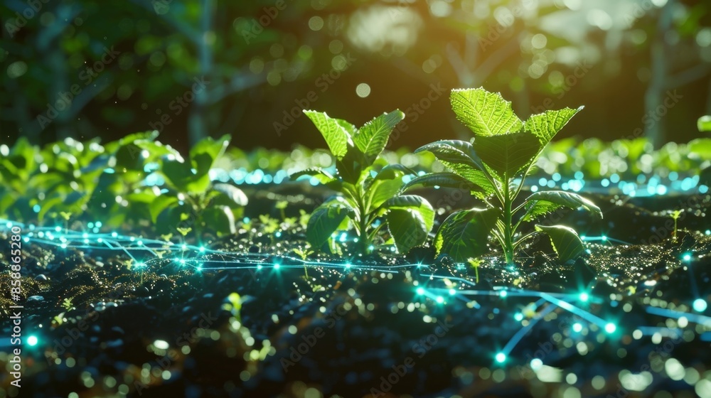 A sustainable farming od implemented with the aid of 5G sensors promoting longterm soil health and crop productivity through precise monitoring and targeted interventions. A sustainable farming od implemented with the aid of 5G sensors promoting longterm soil health and crop productivity through precise monitoring and targeted interventions.