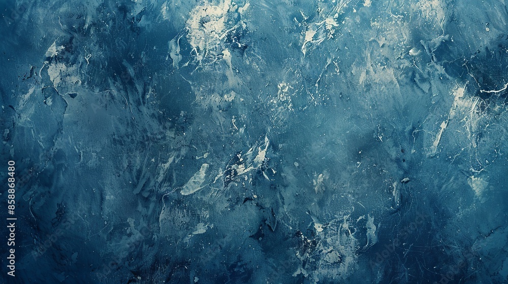 Obraz premium Vintage Blue Paper Background with Marbled Texture for Elegant Website Design