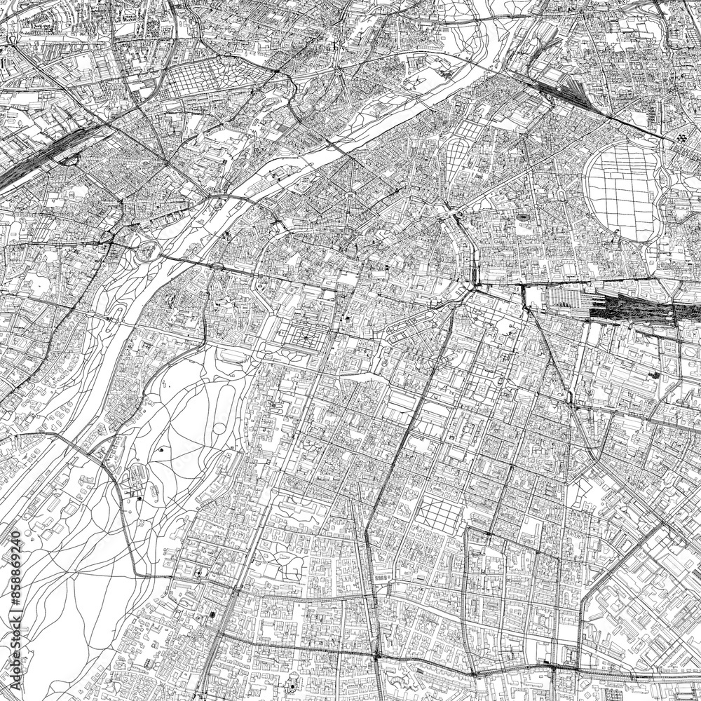 Fototapeta premium 3D illustration of city and urban in Munich Germany