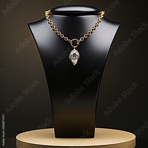 The Kohinoor Long Chain Necklace photo