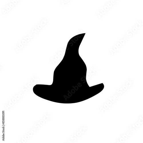 halloween witch hat icon