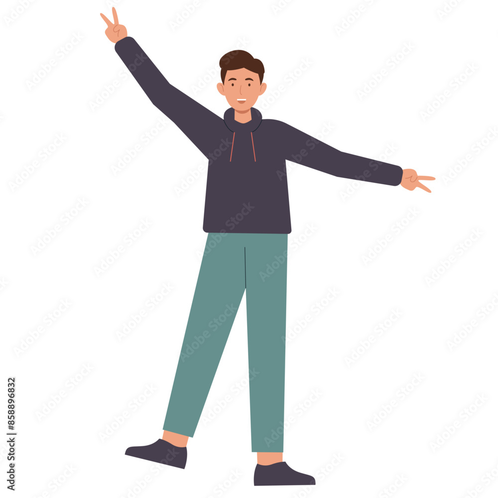 Happy People Illustration Happy People Illustration