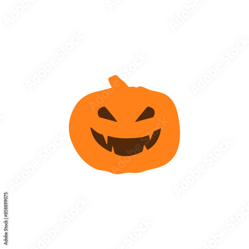 scary halloween pumpkin monster © King