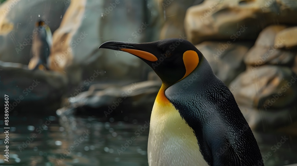 Fototapeta premium Kaiser Pinguine. 