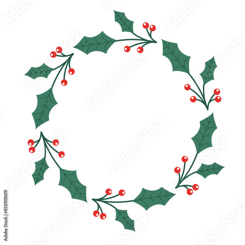 Christmas Leaves Ring