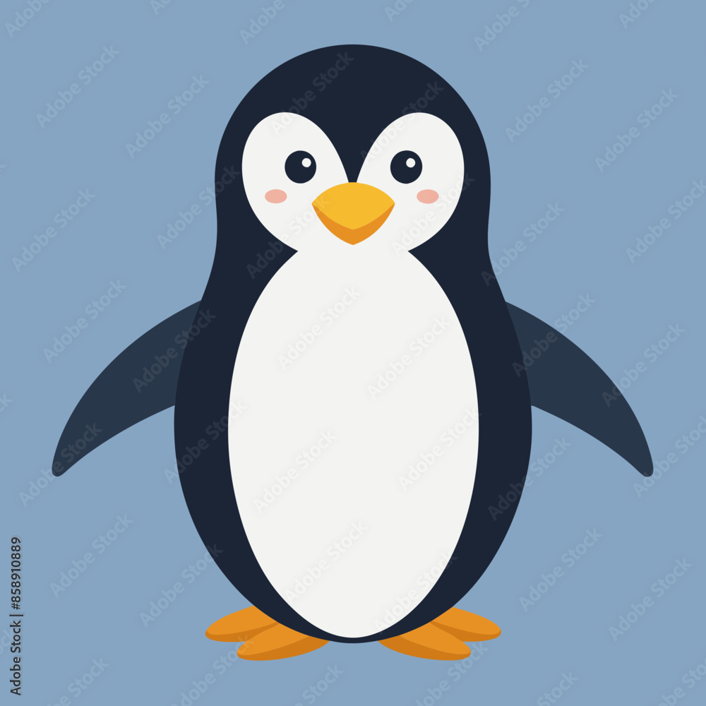 Obraz premium penguin on ice